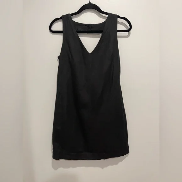 linen dress australian brand Claire Maxi Linen Dress in White